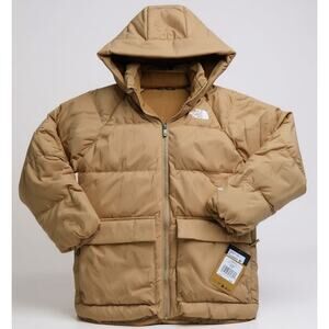 NWT The North Face Teen North Down Parka Khaki Stone XL 14/16 $170 retail